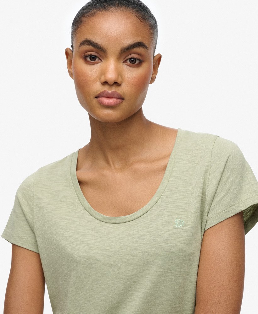 Studios Scoop Neck T-Shirt, Sage Green