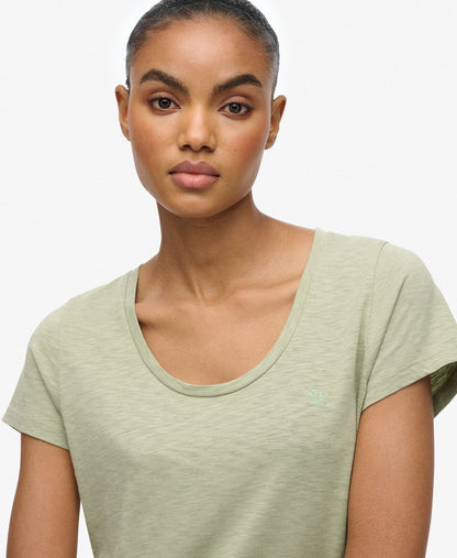 Studios Scoop Neck T-Shirt, Sage Green