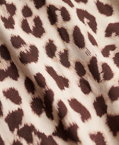 Leopard Print Maxi Slip Dress