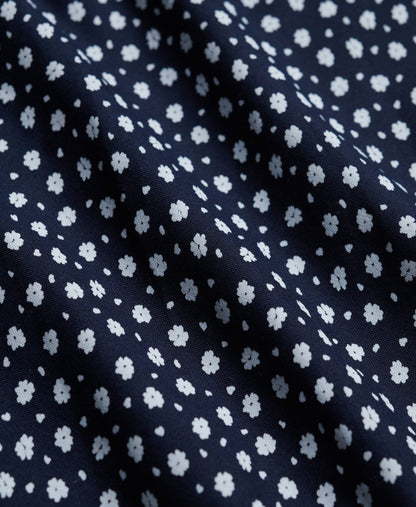Superdry Printed Maxi Dress, Navy