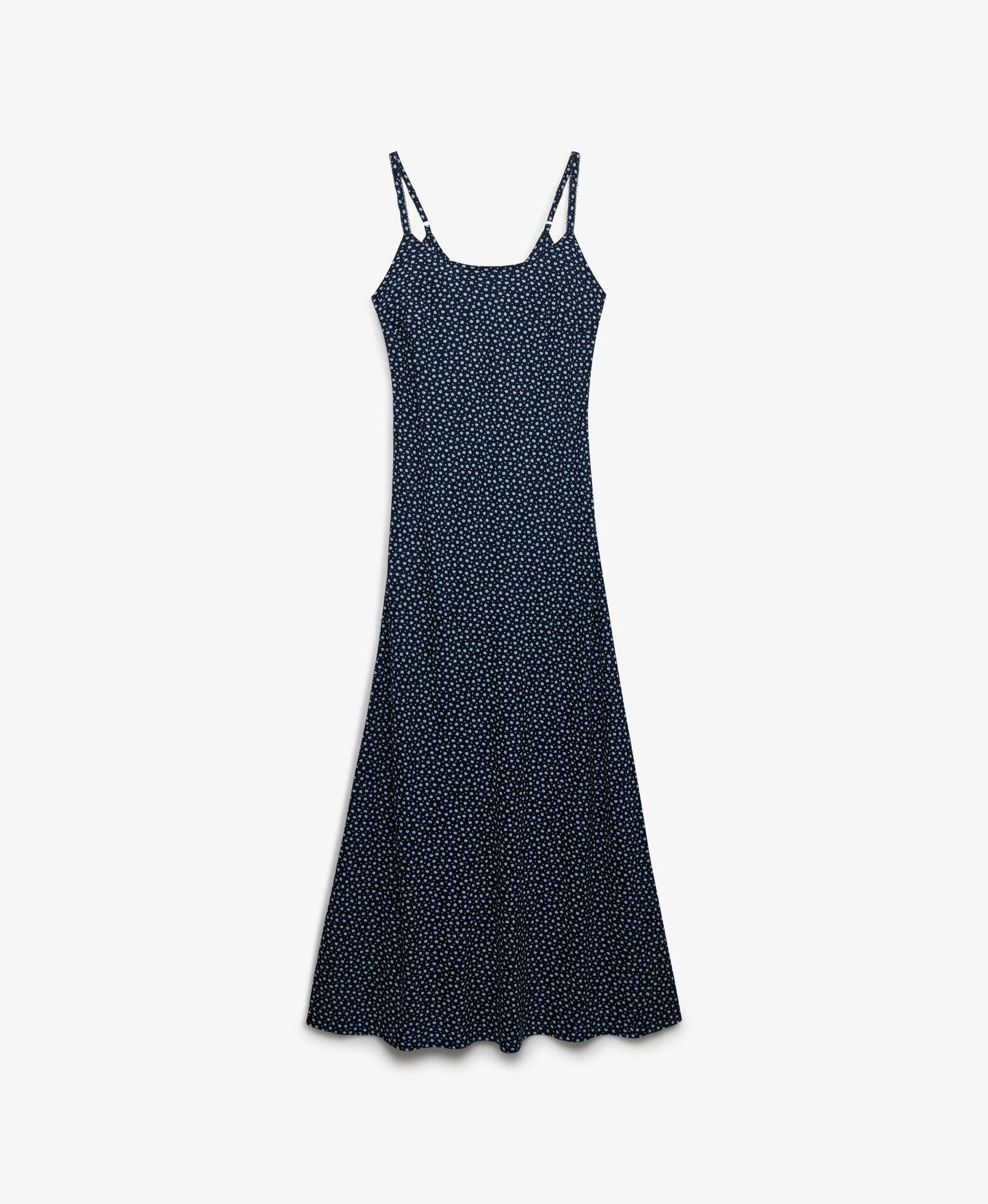 Superdry Printed Maxi Dress, Navy