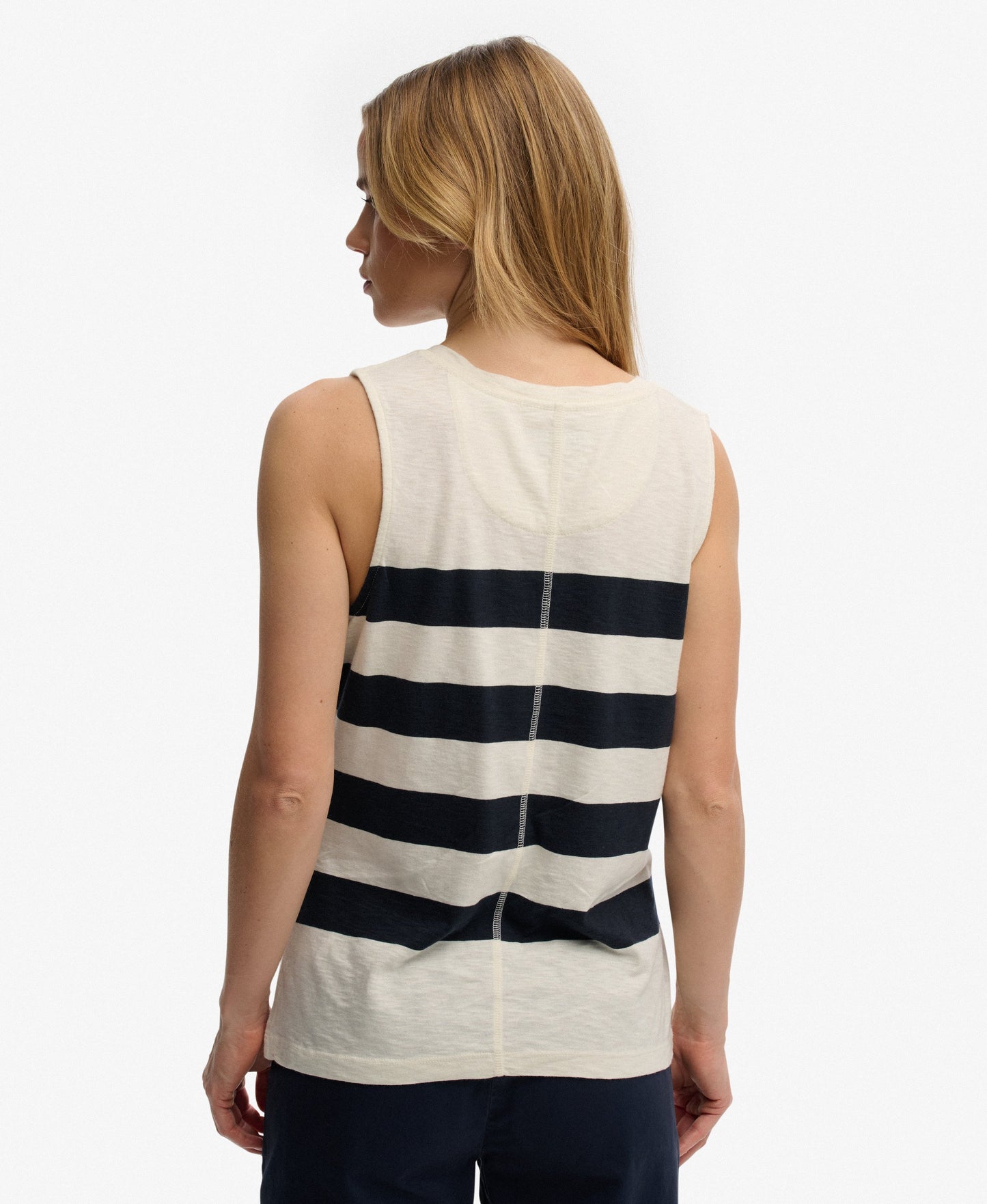 Superdry Studios Striped V-Neck Vest Top