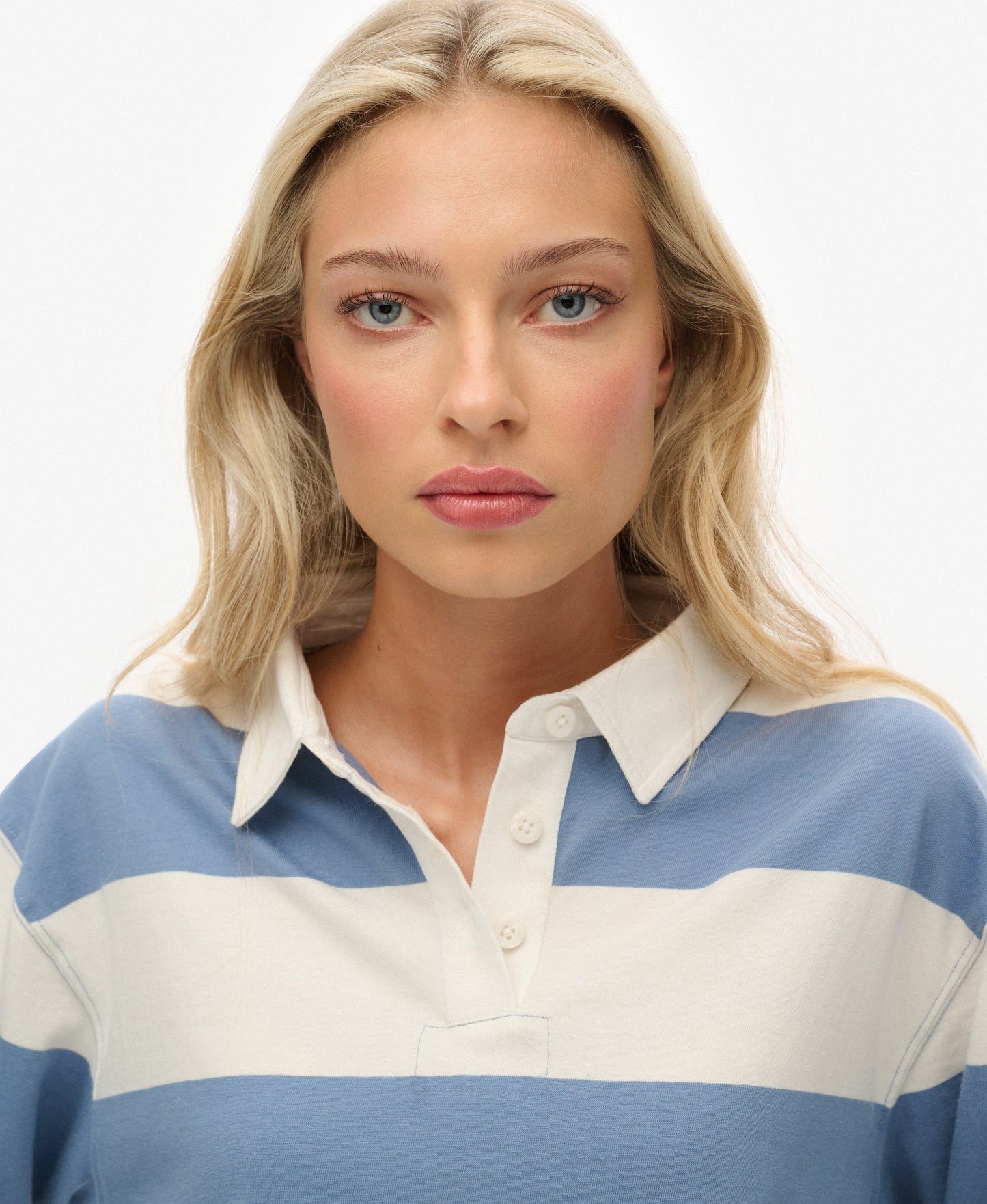 Superdry Oversized Cropped Rugby Top