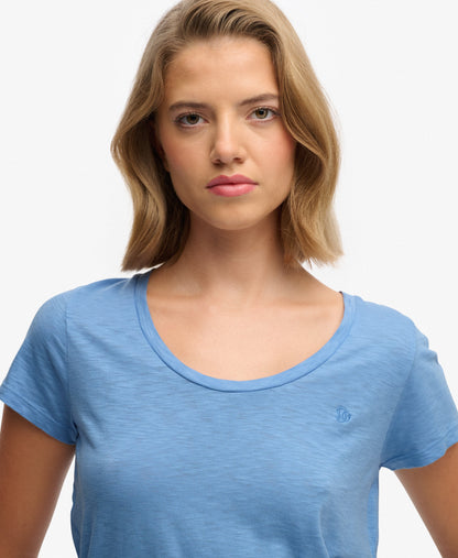 Studios Scoop Neck T-Shirt, Blue