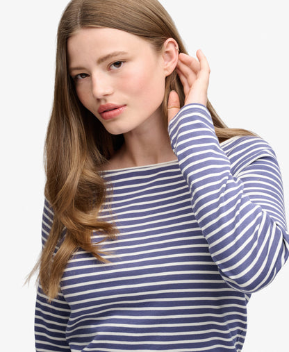 Bardot Off Shoulder Stripe Top