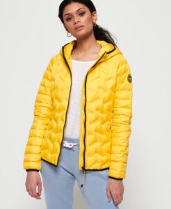 Superdry Down Jacket in Bright Yellow - The Purple Orange